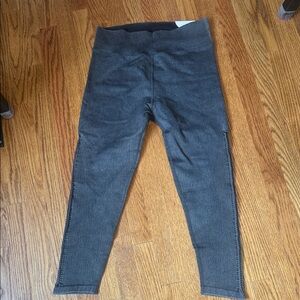 AERIE off-line charcoal gray 7/8 leggings